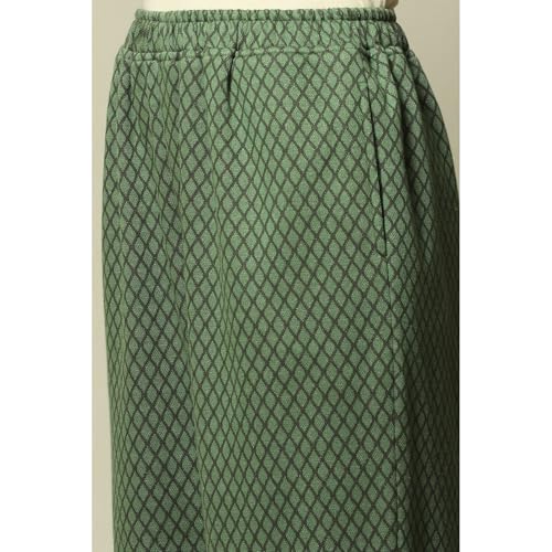 Rangriti Women Cotton Blend Straight Suit Set (WNTRWR18806AW23GRN_Green