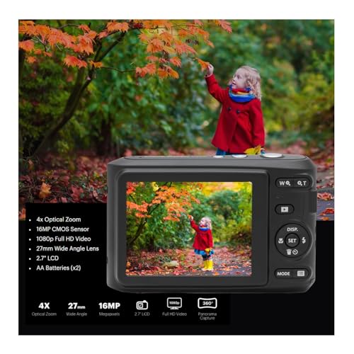 Kodak PIXPRO FZ45 Friendly Zoom 16MP 1080p Full HD Digital Camera (Pastel Pink) Bundle with Memory Card (2 Items)