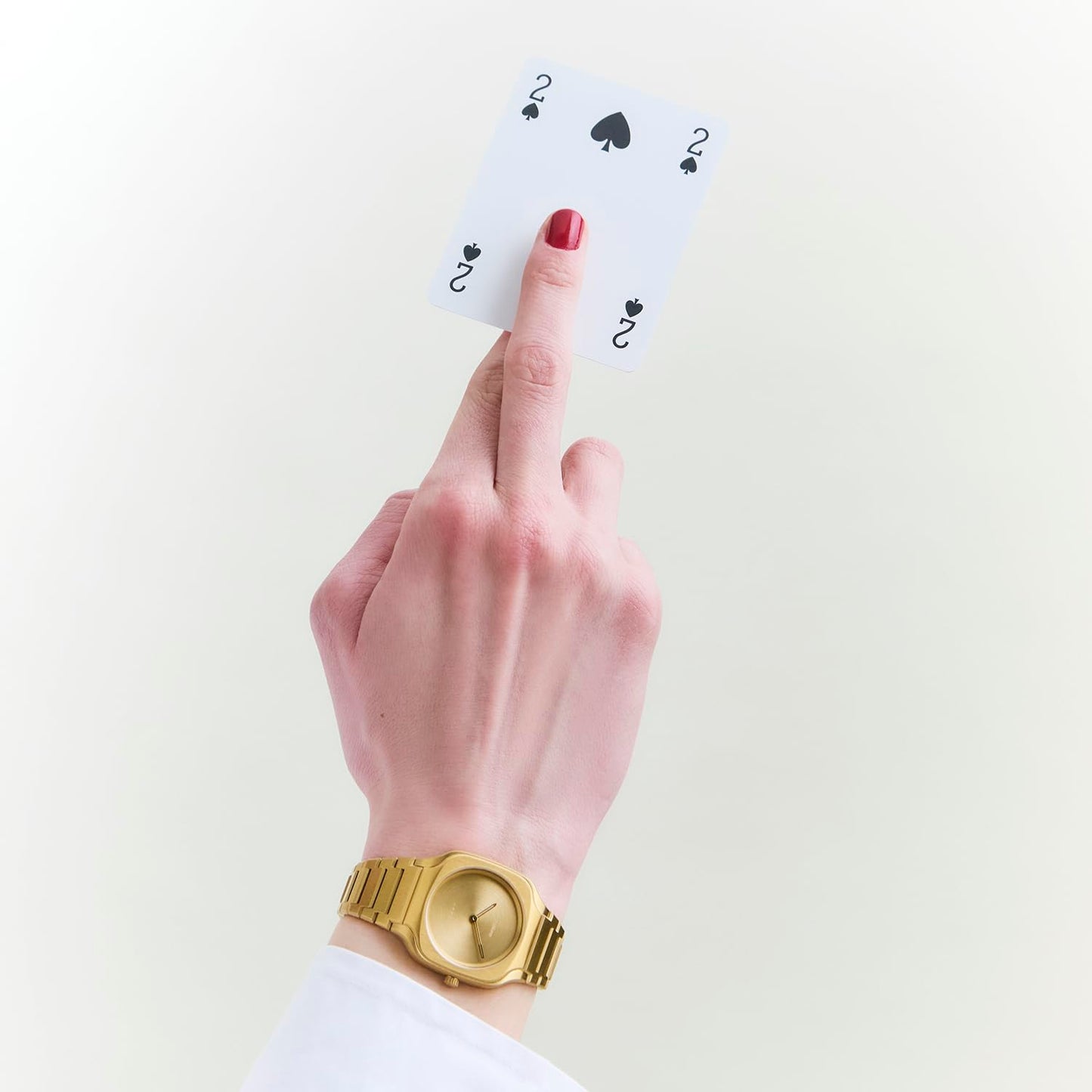 D1 Milano Square Quartz Gold Dial Analog Watch for - Women SQBL03