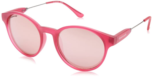 Fastrack Pink Round 100% UV protected Sunglasses for Women