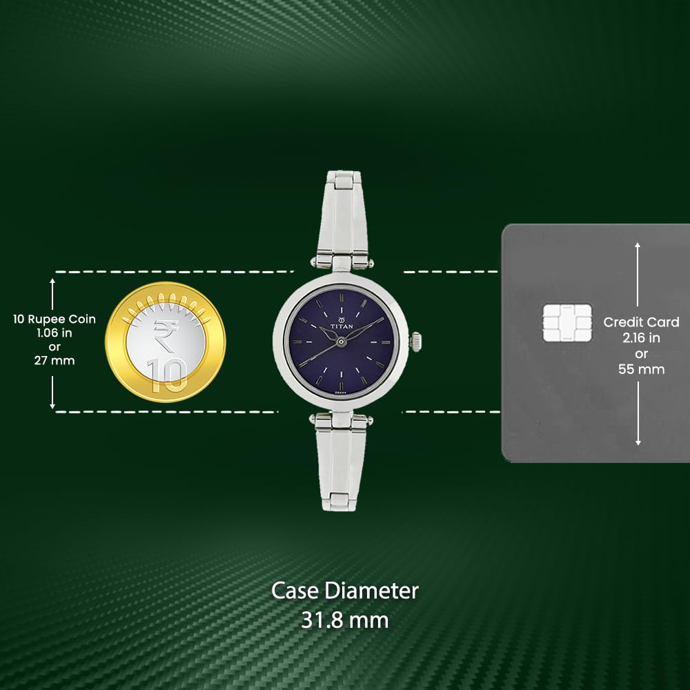 Titan analog Blue Dial Women's Watch NM2574SM01/NN2574SM01/NP2574SM01