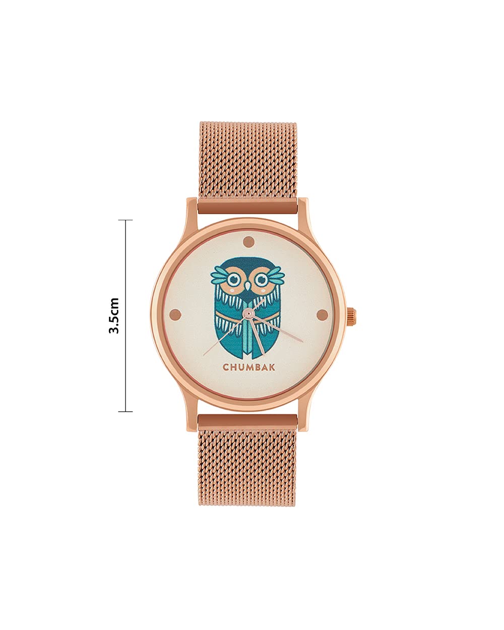 TEAL BY CHUMBAK Round Dial Analog Hand Watch for Women, Gifts for Women/Girls/Ladies, Stylish Fashion Watch for Casual/Work