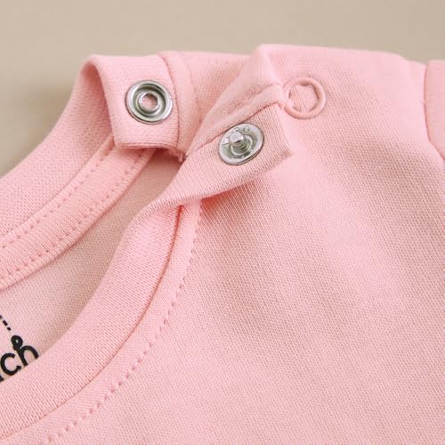 Hopscotch Baby Girls Animal Print Short Sleeves Multicolor Tees For Ages (6-9 Months)