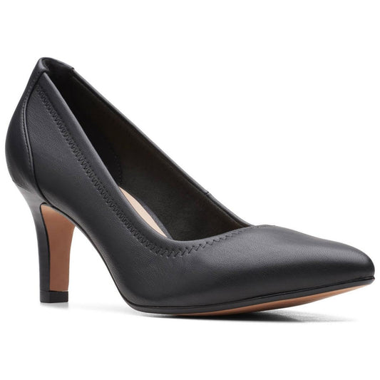 Clarks Women's Illeana Pump Black Smooth 5 UK (26162303