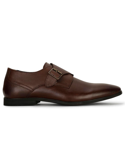 Hush Puppies Mens Ralph Monk E 23 Dark Brown Formal Shoes - 11 UK (8544020)