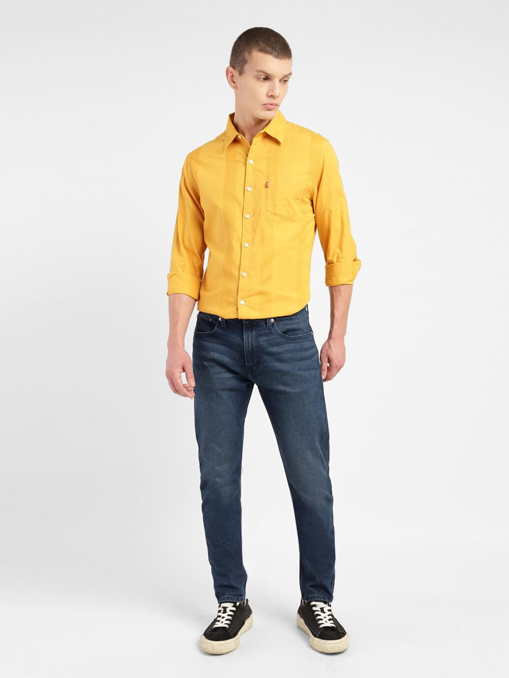 Levi's Men's Mid Rise 512 Slim Tapered Fit Mid-Rise Jeans, Blue, 34