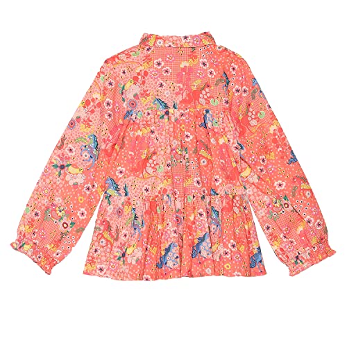 BIBA Girl Printed Kid(KW4926_Coral_9)