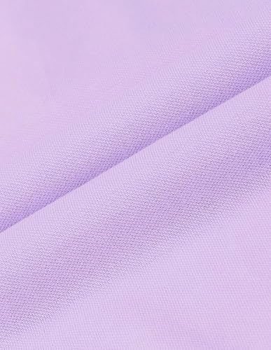 U.S. Polo Assn. Kids Kids Regular fit Girls Cotton Solid Short Sleeves Polo T-Shirts (UGSS25PTS204_Purple_8-9Y)