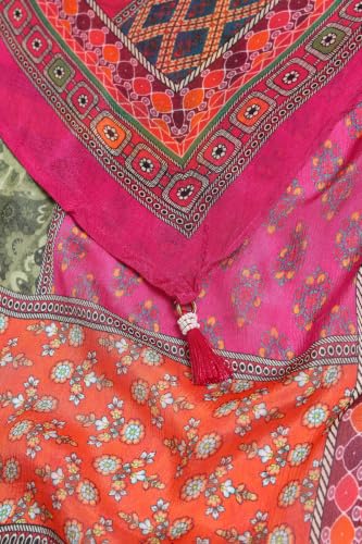 Soch Womens Fuchsia Viscose Blend Ethnic Motifs Zari Embroidered Salwar Suit With Sequin