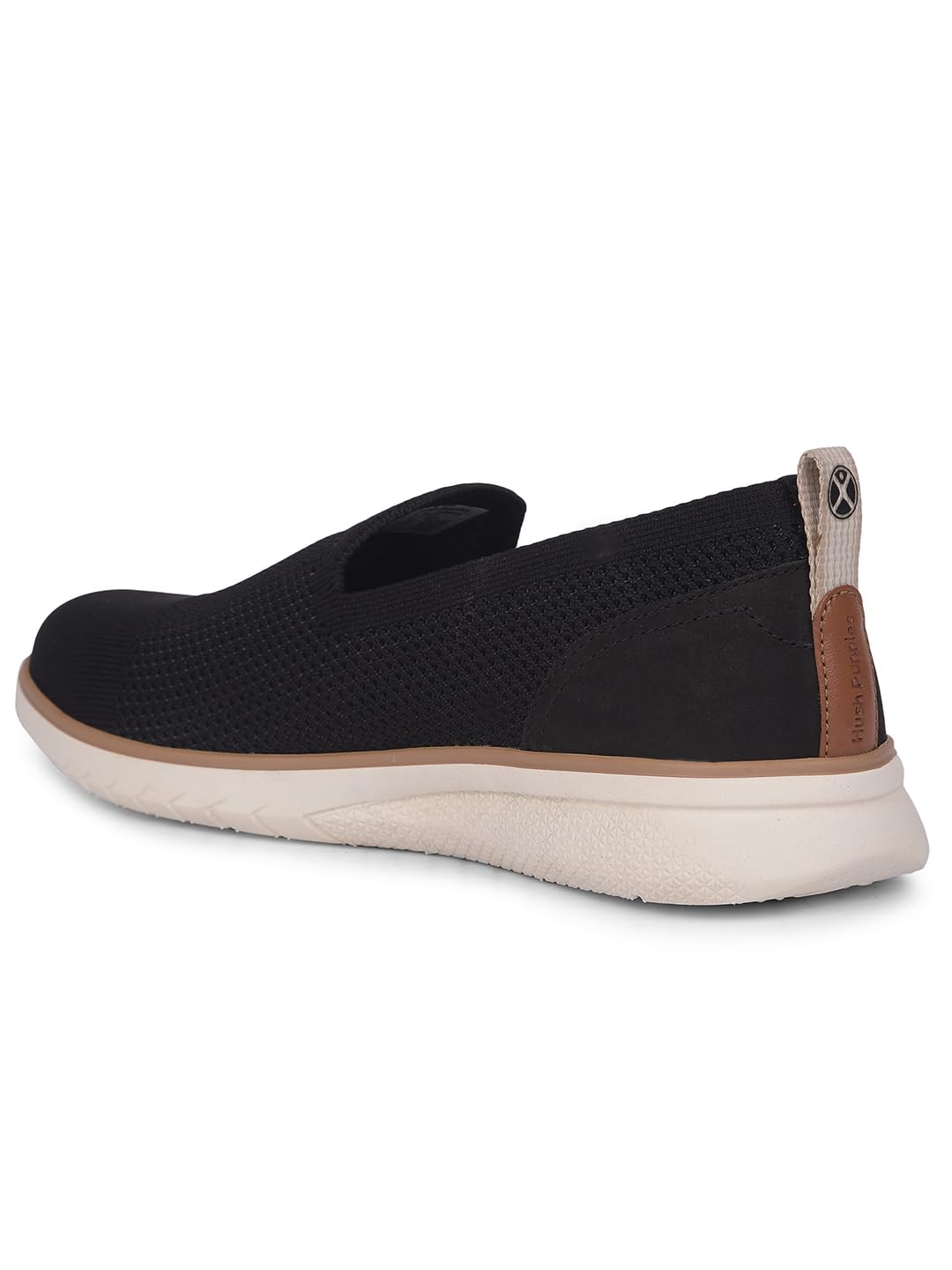 Hush Puppies Advance Knit Loafer Womens Loafers Black - 6 UK