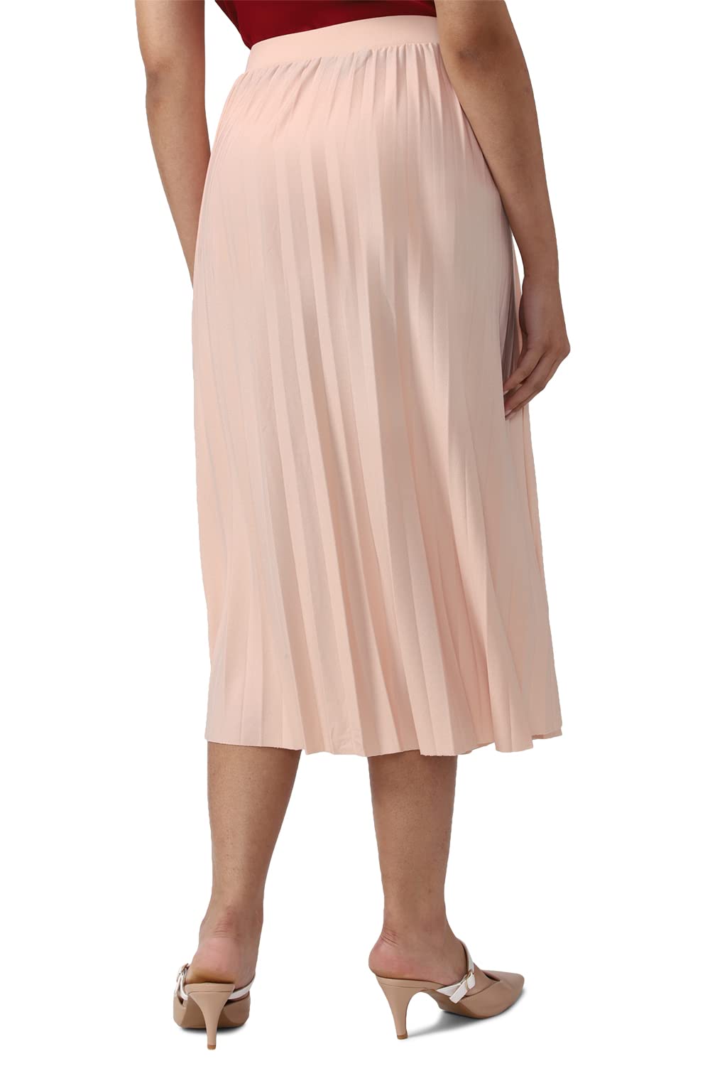 Van Heusen Cotton Western Skirt Peach