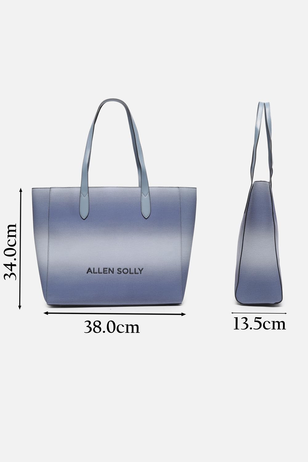 Allen Solly Womens ombre light-blue HANDBAG