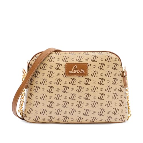 Lavie Women's Jana Monogram LL Print Crossbody Sling Bag | Ladies Purse Handbag | Gift for Women