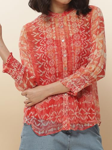 Label RITU KUMAR Coral Printed Shirt
