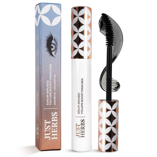 Just Herbs Serum Infused Volume Boost Mascara Highly Pigmented Waterproof Long Lasting 8ml
