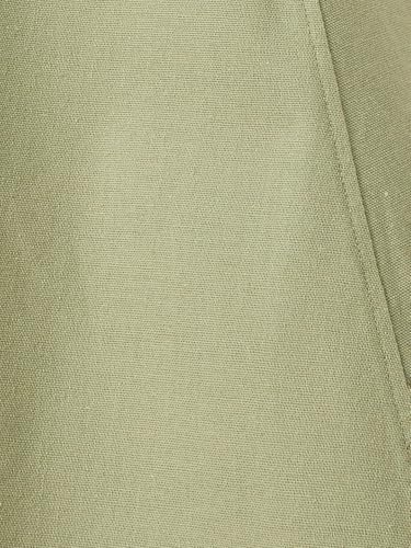 Max Women Solid A-line Belted Skirt (Green_XS)