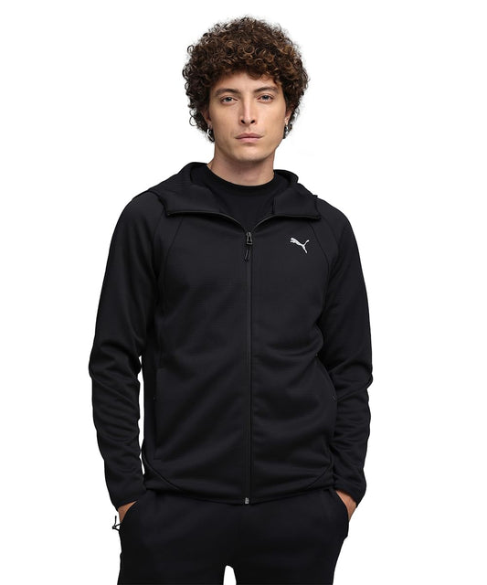 Puma |EVOSTRIPE Men's Warm Full-Zip Hoodie | Black | 2XL