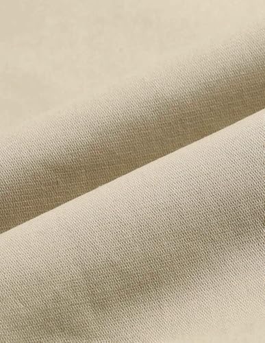 Arrow Sports Men's Beige Solid Mid Rise Cotton Button Regular Fit Flat Front Slant Pocket Trousers (ASAJTR2622_Beige_36)