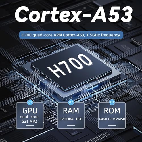 New World Anberni-c RG35XX H Retro Handheld Game Console 3.5 in IPS Screen Built-in 3300mAH Battery 64G TF Card , Classic Games Console (Black)