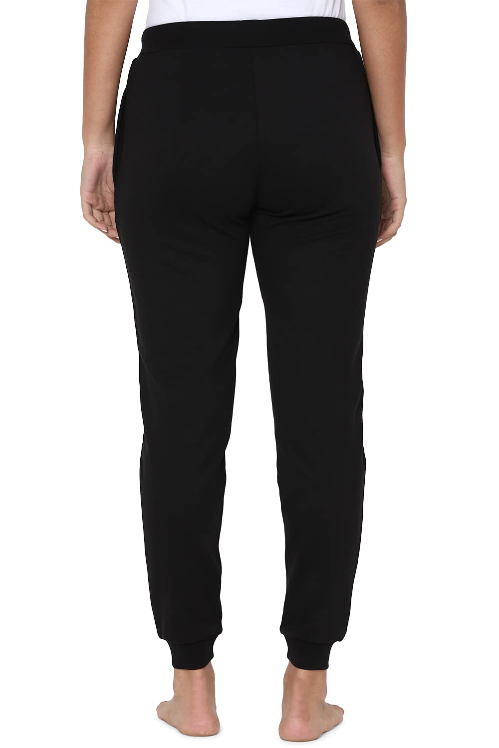 Allen Solly Women's Regular Fit Casual Pants (AHKBCRGP123860- Black_36)