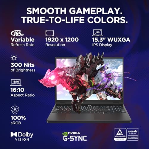Lenovo Legion 5 2025 Intel Core i7-13650HX | NVIDIA RTX 5050 8GB (16GB RAM/512GB SSD/WUXGA IPS/165Hz/15.3" (38.8cm)/Windows 11/Office 2024+AI Now/Black/2.1Kg), 83LY00SUIN AI Powered Gaming Laptop