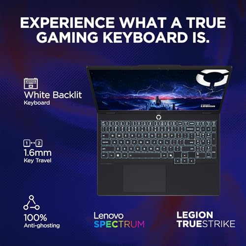 Lenovo Legion 5 2025 Intel Core i7-13650HX | NVIDIA RTX 5060 8GB (16GB RAM/1TB SSD/WUXGA IPS/165Hz/15.3" (38.8cm)/Windows 11/Office 2024+AI Now/Black/2.1Kg), 83LY00NCIN AI Powered Gaming Laptop