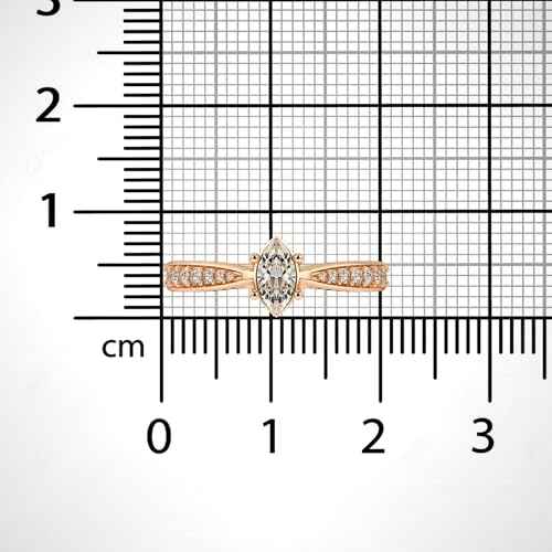 VALANOVA Hallmarked 14K Gold & Certified Lab Grown Diamond 0.53cts | Ring For Women's/Girls | Stylish & Elegant | VGR0465M | Ring Size: 11
