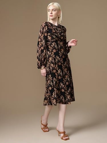 Kazo Dottie 2 Midi Dress (Black_L)
