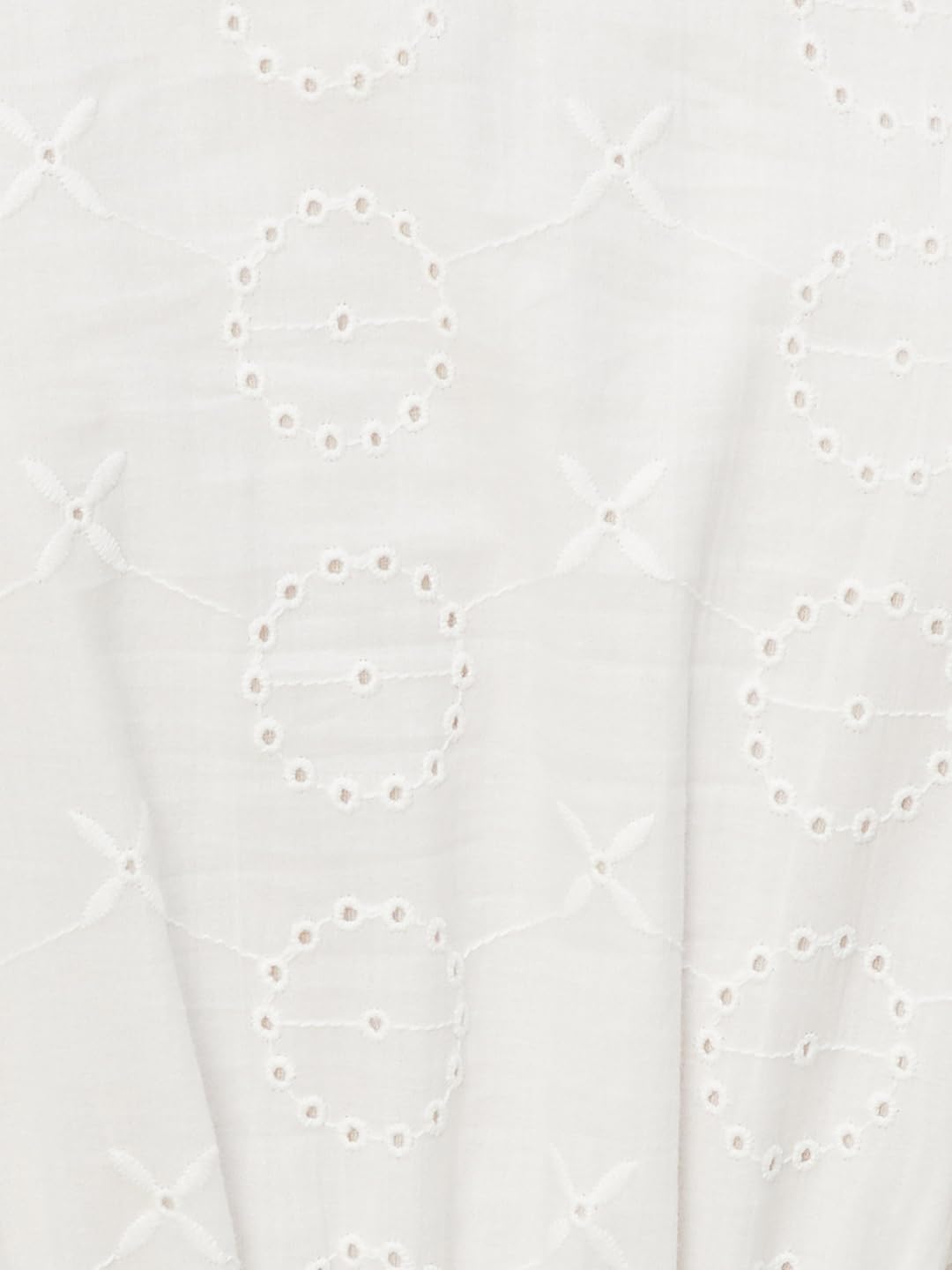 Max Women's Cotton Blend Classic Midi Dress (MDDRS42015_Off White_XL