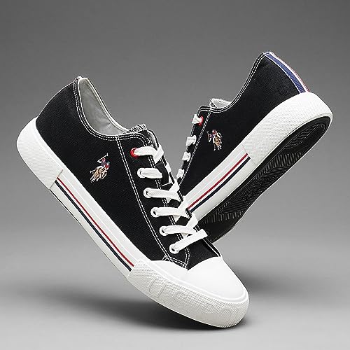 U.S. Polo Assn. USPA|Drew 2.0|Black Stylish Casual Sneaker Shoes for Man