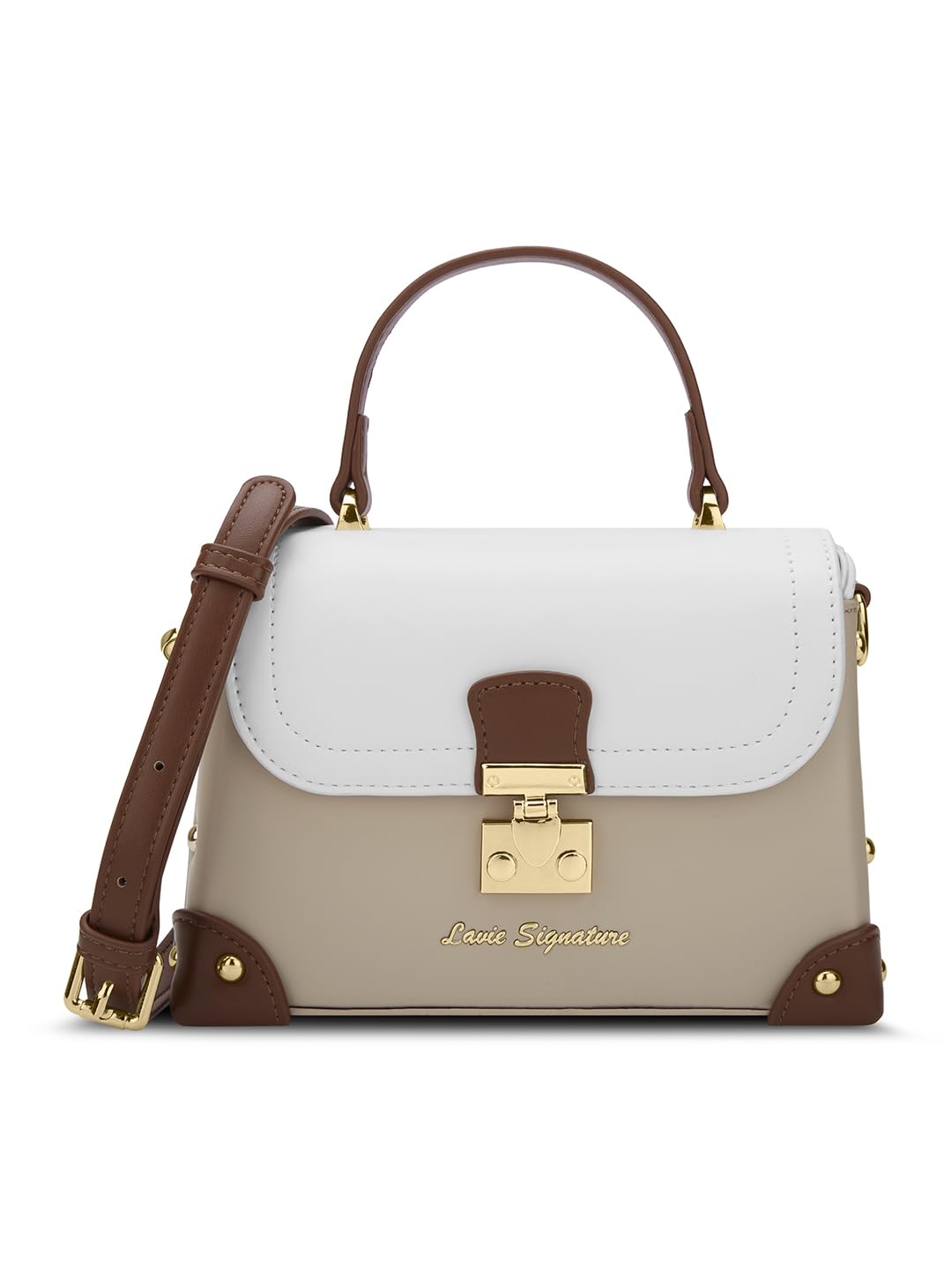 Lavie Signature Women's Beaufort Flap Satchel Bag | Satchel Handbag for Work | Ladies Purse | Stylish Shoulder Bag | Gift for Women
