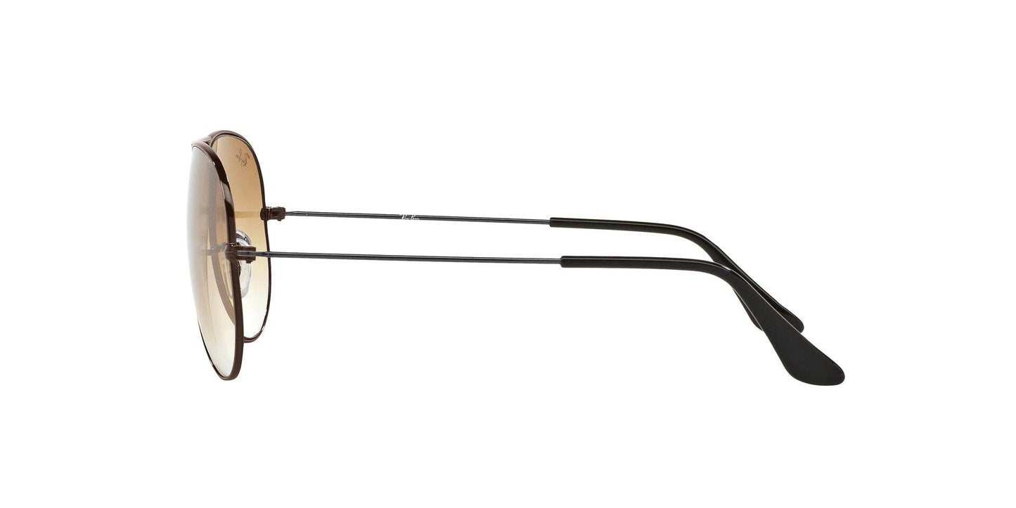 Ray-Ban Men Gradient Brown Lens Pilot Sunglasses - 0RB3025I014/5158