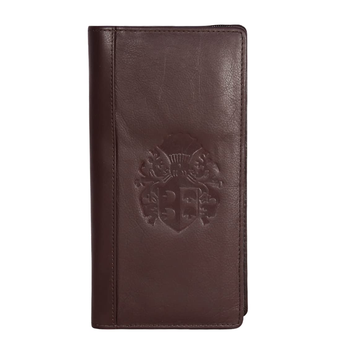 RAI SAHAB Genuine Leather Brown Passport Holder for Men and Women (3857DB23)