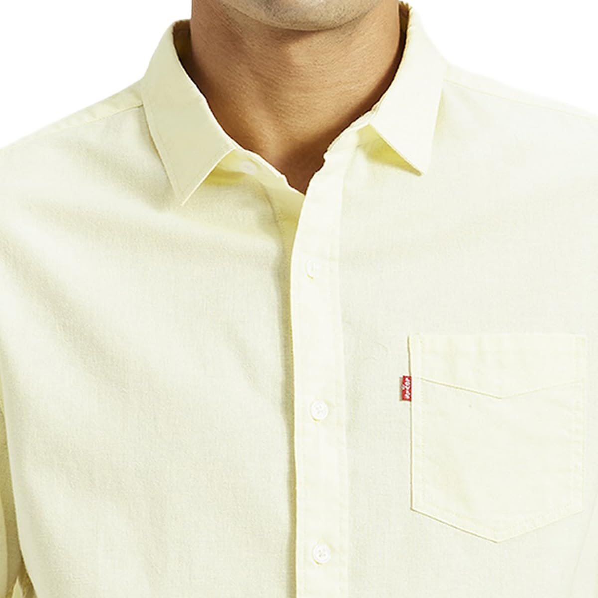 Levi's Men's Regular Fit Shirt (32908-0366_Yellow