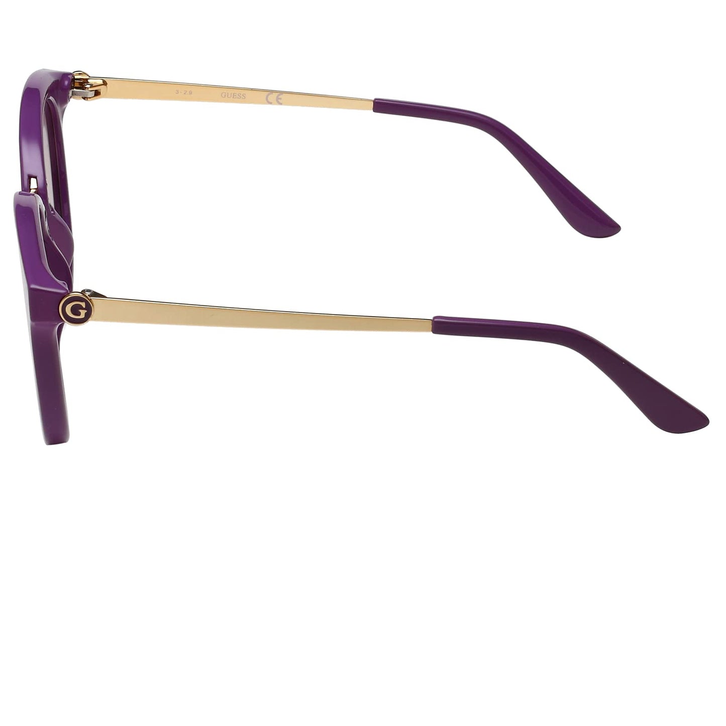 GUESS Mirrored Oval Women Sunglasses - (GU7688 81Z 52 S |52| Purple Color Lens)