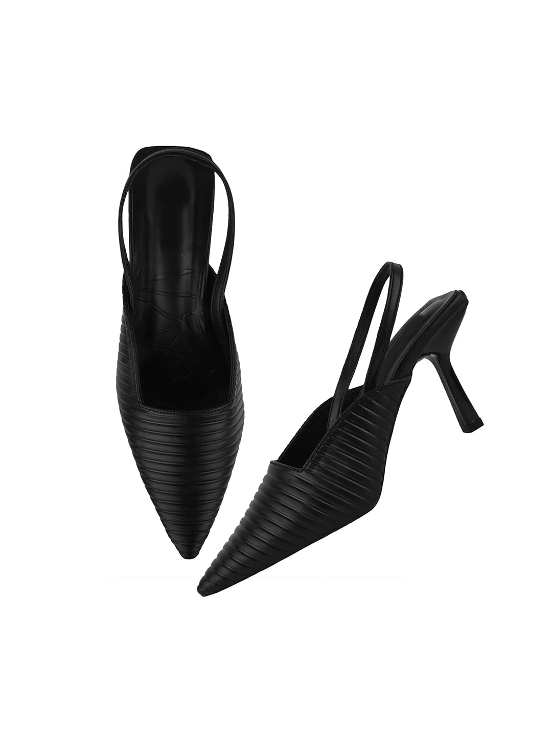 SilverArrow Womens Cove Serenade Black Heeled Sandal_7 UK (4nahl206)