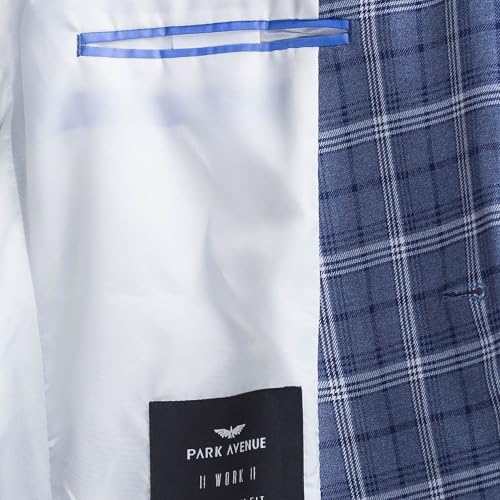 Park Avenue Men's Wrap Coat (PMJP02869-B7_Dark Blue