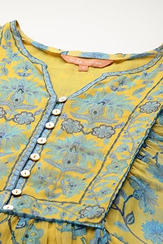 Aarke Ritu Kumar Yellow Masami Long Dress