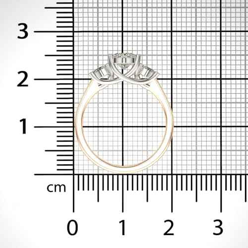 VALANOVA Hallmarked 14K Gold & Certified Lab Grown Diamond 1.08cts | Ring For Women's/Girls | Stylish & Elegant | VGR0461R | Ring Size: 17