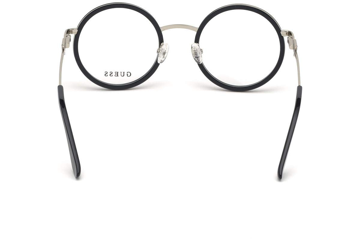 GUESS Black Round Full rim Frames for Women - GU2730 50 001