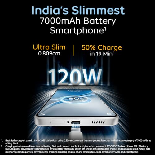 iQOO Neo 10 (Asphalt Black, 8GB RAM, 256GB Storage) | Segment's Fastest Processor* with Snapdragon 8s Gen 4 & Supercomputing chip Q1 | 120W FlashCharge | Segment's Brightest AMOLED Display*