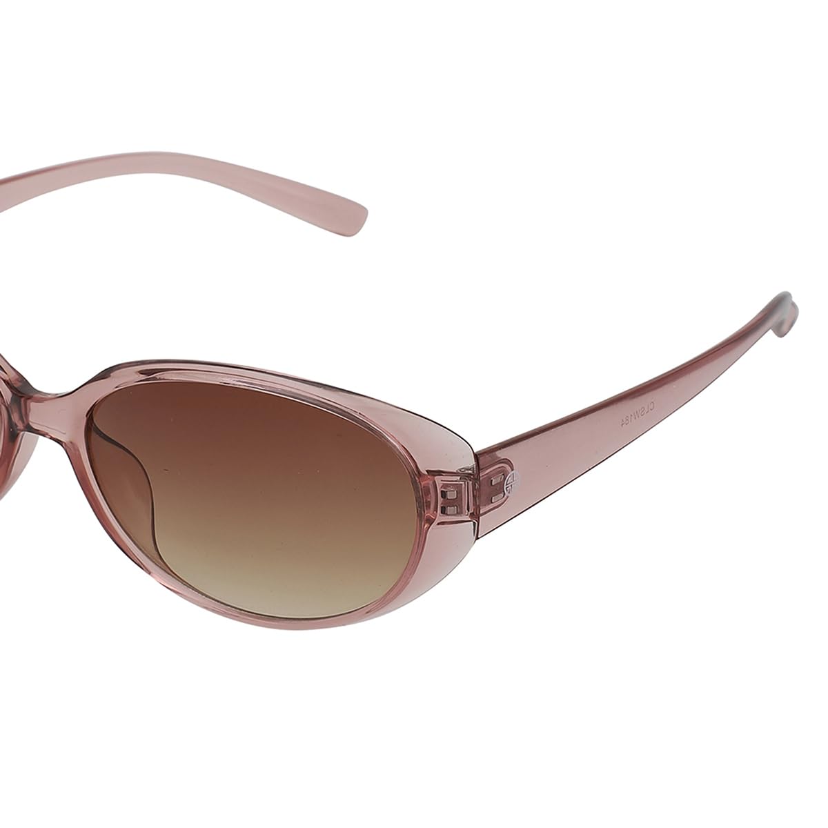 Carlton London Pink Toned UV Protected Oval Sunglasses For Women