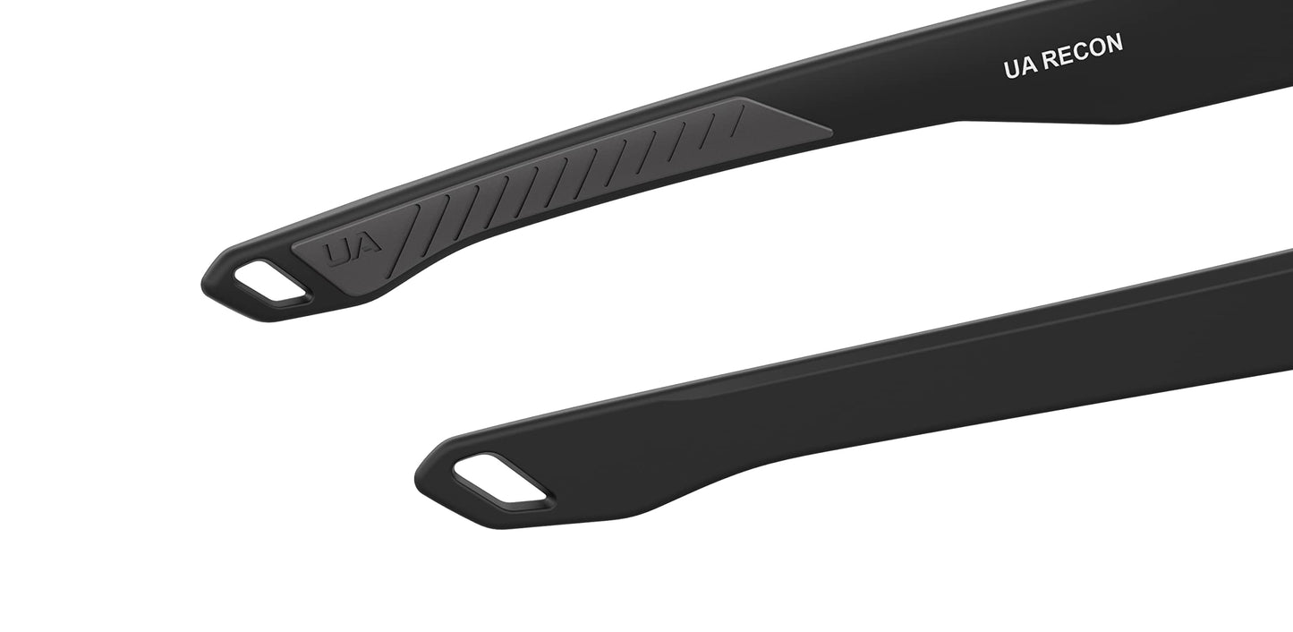 Under Armour Non-Polarized Square Male's Sunglasses-(UA RECON 003 64KA| Black color