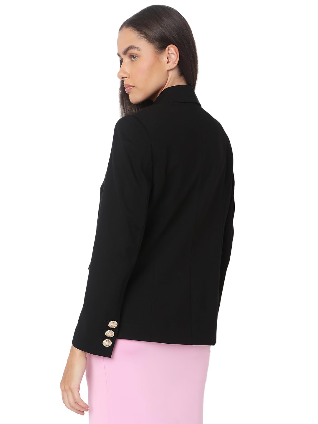 VERO MODA Women's Regular Fit Black Blazer