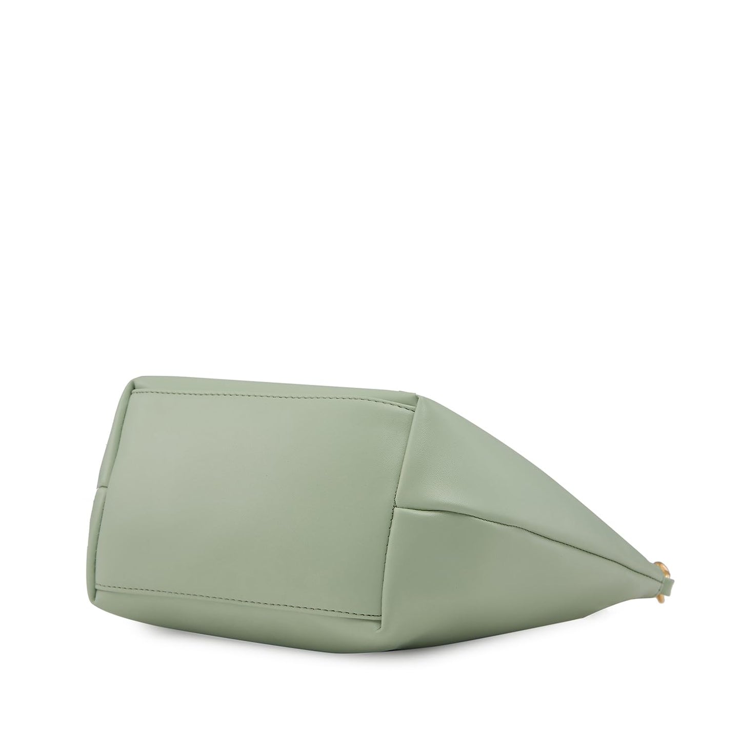 Caprese Perline Baguette, Mint-Medium | Stylish Solid Designed Handbag for Women with Spacious Compartment | Secure Top Zip | Perfect for Casual/Party & Daily Outings