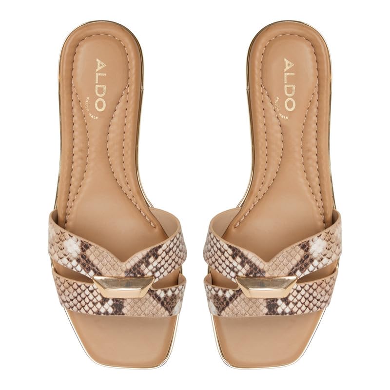 Aldo KHARINE-IN967 Women Brown Multi Flat Sandals