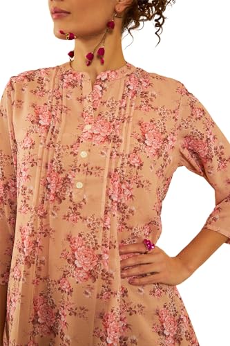 Soch Women's Regular Tunic (FWS4TU30071A_Beige