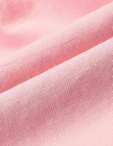 U.S. POLO ASSN. Girl's Cotton A-Line Mini Dress (UGDRS0425 Pink