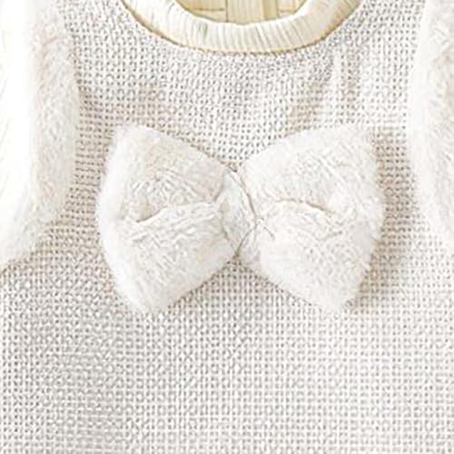 Hopscotch Girls Sleeveless White Bow Applique Textured Dress with Blouse For Age (2-3 Years)
