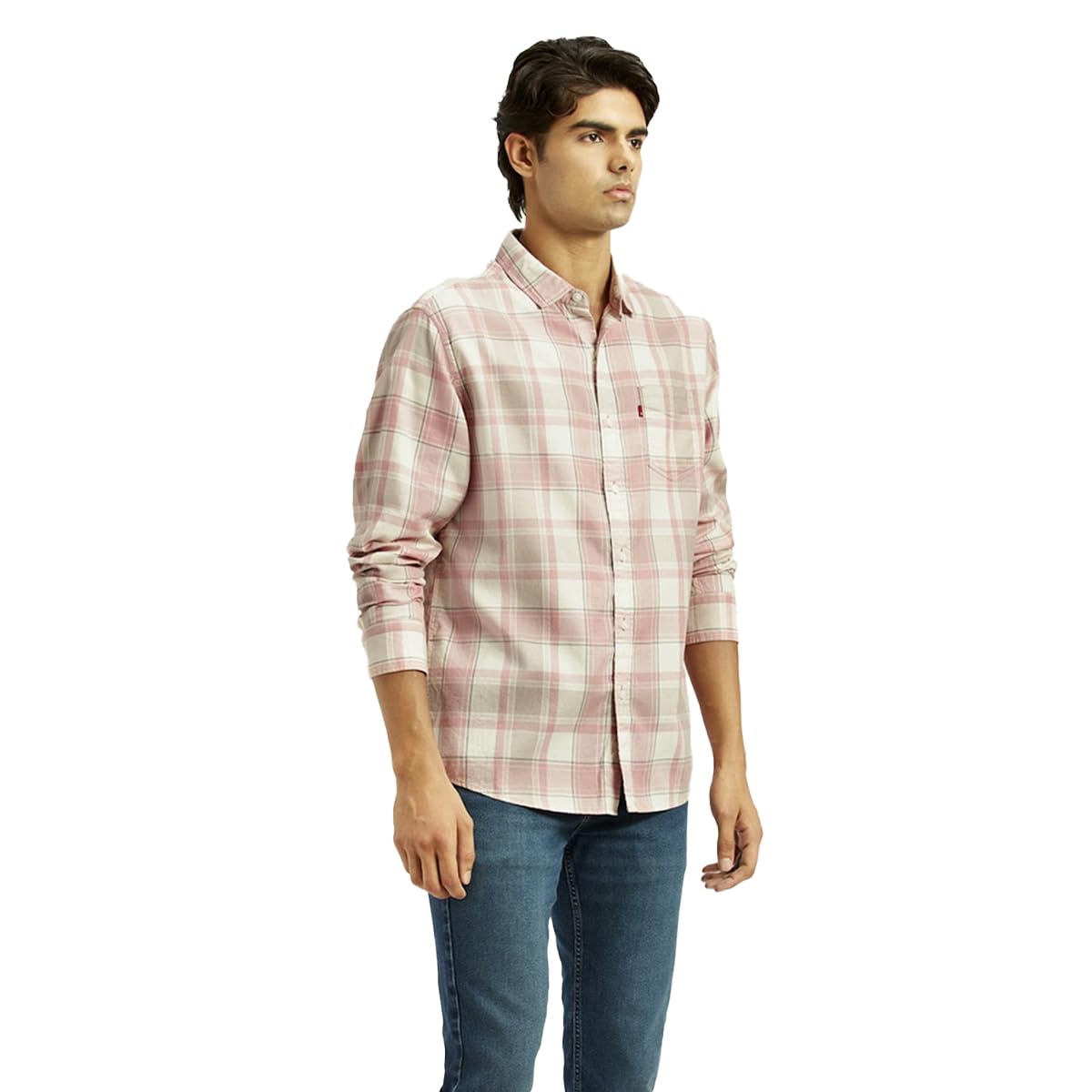 Levi's Men's Slim Fit Shirt (32907-0535_Rose